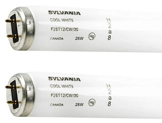(24 Pack) Sylvania 22528-2 F25T12/CW/30 25 Watt Fluorescent Tube - 30 inch T12