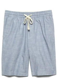 Banana Republic Mens Deck Shorts 9'' Size 2XL Thundercloud Blue Slim Fit NWT - Picture 1 of 5