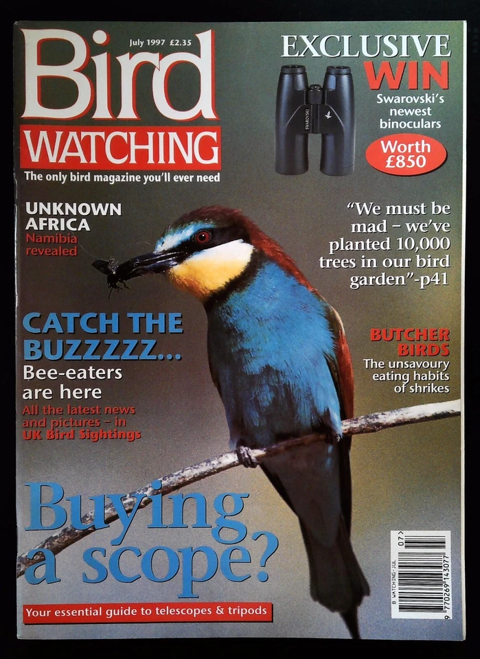 Bird Watching Magazine July 1997 mbox2214 Catch The Buzzzzz... - Image 1 of 1