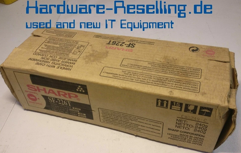 Original Sharp Cartouche D'Encre SF-226T SF-2216/SF-1020 - Noir - Photo 1/1