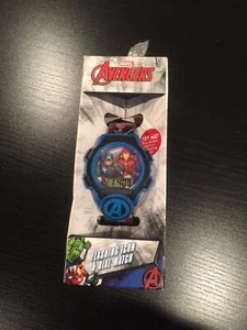 NEW Avengers Wrist Watch Digital Flashing Lights Captain America Iron Man Marvel - Picture 1 of 5