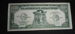 HOTEL SAHARA LAS VEGAS 1954 ADVERTISING CURRENCY - Picture 1 of 3