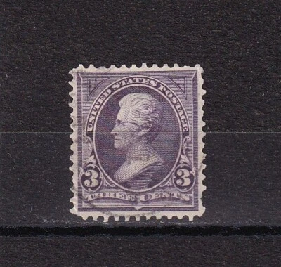 1894 US Stamps # 253 Andrew Jackson 3 Cent Purple No WMK XF Lot 576 - Image 1 of 2