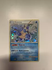 Pokemon TCG HS Unleashed Rare Cracked Ice Holo 13/95 Blastoise LP - Picture 1 of 5