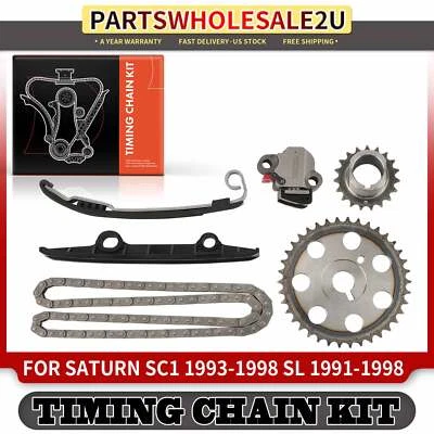 Kit de cadena de distribución del motor 6 piezas para Saturn SC1 1993-1998 SL 1991-1998 SW1 1993-1998 Foto 1 de 4