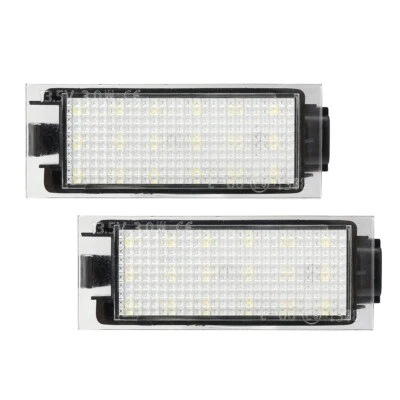 2x Feux Plaque Dimmatriculation LED Pour Renault Megane MK3 Clio Twingo Master - Bild 1 von 4