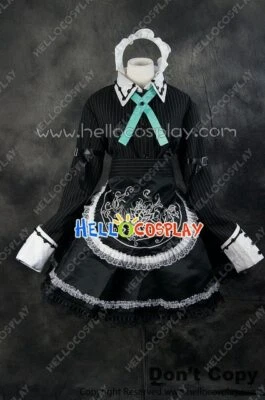 Fantasia Touhou Project Cosplay Sakuya Izayoi Vestido de Empregada H008 - Imagem 1 de 4