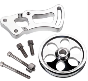 Soporte CHEVY - Polea de dirección asistida SBC larga WP W-V-Ranura EN. - Imagen 1 de 4