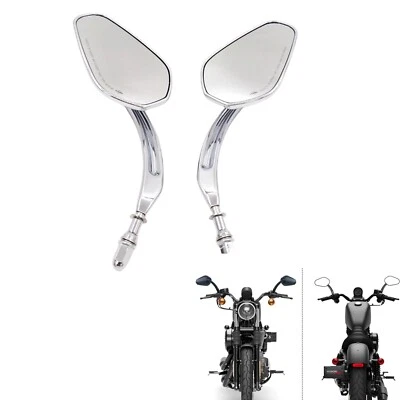 Fit for Harley Road King Motorcycle Mirror Handlebar Mirror Rearview Mirror - Изображение 1 из 4