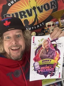 Signed & Personalized House Of Villains Jonny Fairplay 8.5 X 11 Autograph Poster - Picture 1 of 1