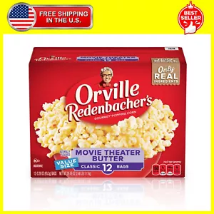 Orville Redenbacher'S Movie Theater Butter Microwave Popcorn, 3.29 Oz, 12 Ct - Picture 1 of 9