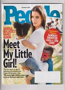 People December 14, 2015 Sandra Bullock's Family Album (Magazine: Celebrity, Gos - Picture 1 of 1