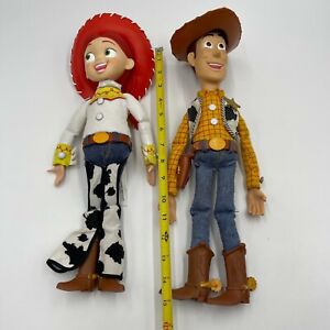 Disney Pixar Toy Story Pull String Talking Sheriff Woody & Jessie Thinkway Works