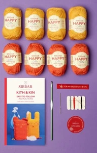 Beginner’s Crochet Gift Kit - Baby Wash Mitts - Sirdar Kith & Kin - Picture 1 of 3