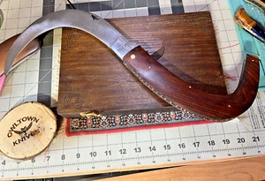 El Valiente Tranchete 16 inch SUPER Saca Tripas Knife D2 JIMINEZ DESIGN - Picture 1 of 9