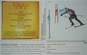 Imagen 17 Huberty Olimpia 1972 slalom gigante oro Nadig Suiza Pröll Austria - Imagen 1 de 1
