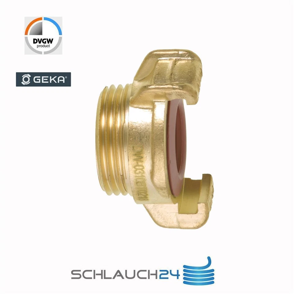 GEKA Plus-gewindestück K AG G 38 MS DVGW Vp550 02.2109
