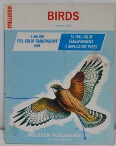 Vintage Milliken Publishing  BIRDS  12 Transparencies & Duplicating Pages 1968 - Picture 1 of 5