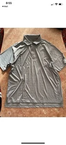 men’s Adidas Climalite gray golf polo shirt XL - Picture 1 of 6