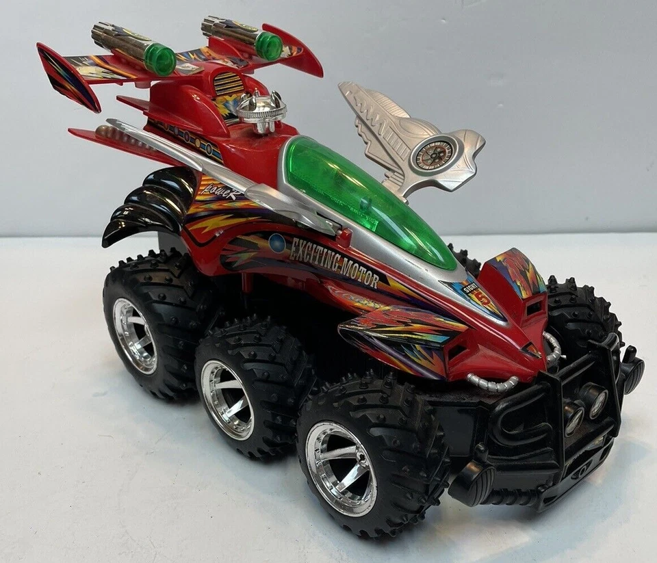 VTG  6x6 Unbranded RC Car 7.2v 27 MHz Original Chrome Wheels - Image 1 of 4