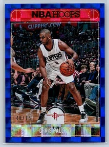 Chris Paul Blue Checkerboard #42 Hoops #/75 2017-18 - Imagen 1 de 2