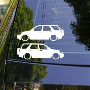 2x Lowered Car Stickers - for Honda CRV 2nd gen (RD4–RD9) 02-06 - Picture 1 of 3
