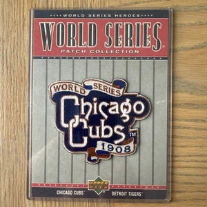2002 UPPER DECK WORLD SERIES HEROES PATCH CHICAGO CUBS 1908 WS08 - Picture 1 of 2