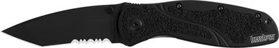 Cuchillos Kershaw Desenfoque Liner Lock 1670TBLKST Tanto 14C28N Acero Inoxidable Negro Aluminio Foto 1 de 3