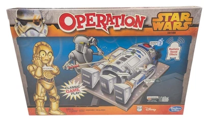 Star Wars Edition Operation Disney Board Game Hasbro R2-D2 2014 NIB - Image 1 of 4