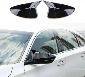 Cubierta de tapas de espejos retrovisores para Honda Accord Ox Horn 2018-2021 negro brillante - Imagen 1 de 19