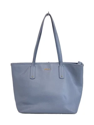 FURLA Leather Tote Bag in Blue - Image 1 of 4