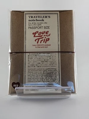 TRAVELER'S NOTEBOOK BNIB Traveler’s Notebook Love And Trip Passport Size Limited 2025 US Seller