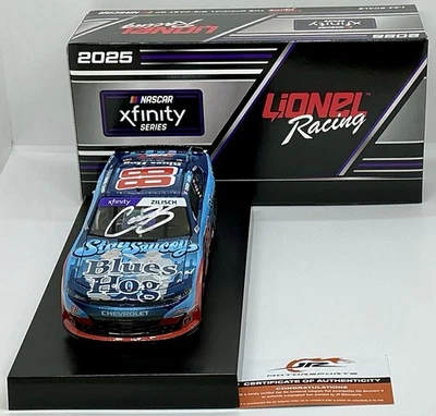 2025 1/24 #88 Connor Zilisch “ Blue Hog” Autographed - Camaro - 1 of 456 SD Ship - Image 1 of 4