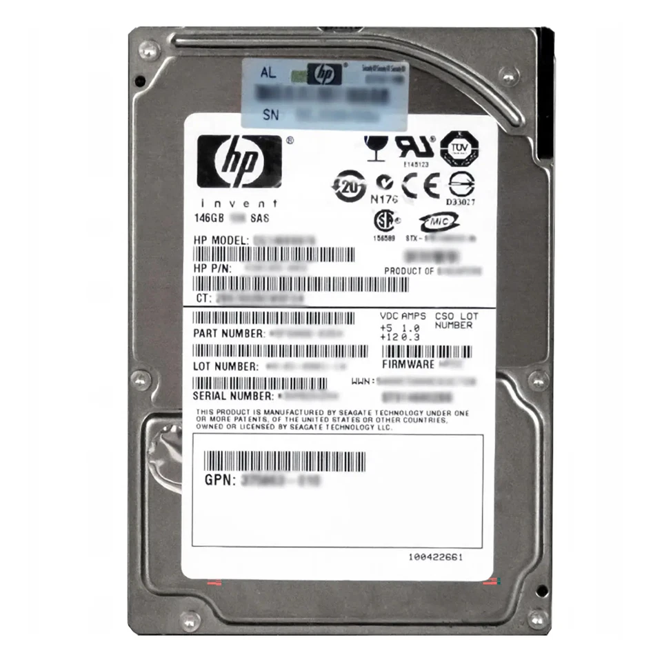 HP (652625-001) - 146GB Dual Port (SFF 2.5in) SAS-2 6G 15K 32MB HDD - Image 1 of 1