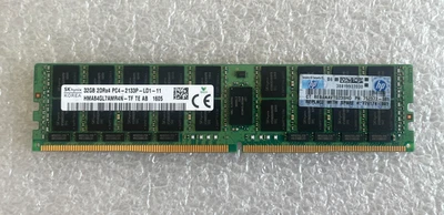 Hynix HMA84GL7AMR4N-TF 752372-081 32GB 2DRx4 PC4-2133P DDR4 ECC Reg Server RAM - Image 1 of 4