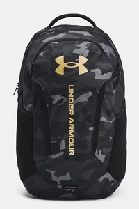 Under Armour UA Hustle 5.0 Backpack Camo Black/Metallic Gold 1361176 007 NWT - Picture 1 of 8