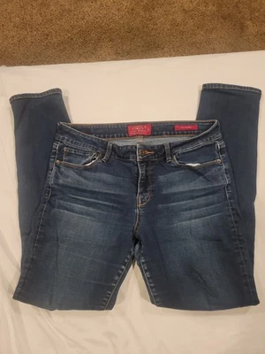 Lucky Brand Jeans Women 10 (30x27) Long Leyla Skinny Blue Mid Rise Stretch - Image 1 of 4