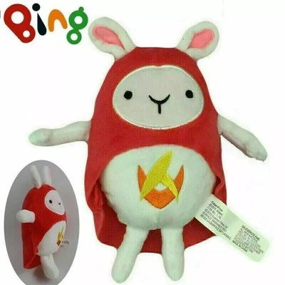 Bing Bunny Plush Doll Red Cloak Hoppity Voosh Rabbit Toy Kids Birthday Gift - Image 1 of 4
