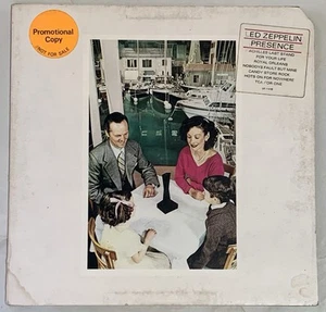 RARE Vintage Led Zeppelin Presence Vinyl Promotional SS8416 Swan Song Excellent! - Picture 1 of 5