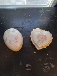 VTG Set Of 2 Heritage House Collector Edition Fine Porcelain Music/Trinket Boxes - Picture 1 of 17