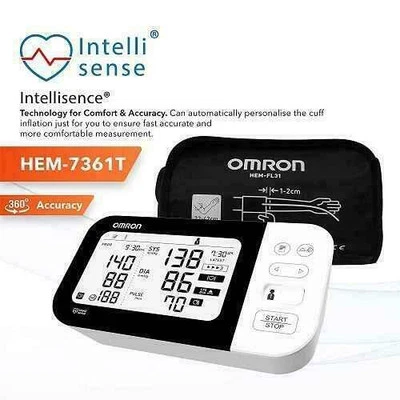 Omron HEM 7361T-AP Bluetooth цифровой тонометр с индикатором мерцательной аритмии - Изображение 1 из 4