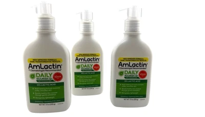 AmLactin Daily Nourish Body Lotion, 12% Lactic Acid, Dry Skin, - 3 pack!! - Image 1 of 4