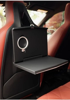Carseat Caddy Universal Headrest  Table Tray Cup Holder iPhone iPad Holder BMW - Image 1 of 4
