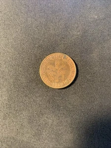 1950 BUNDESREPUBLIK DEUTSCHLAND 10 PFENNIG G COIN! - Picture 1 of 4