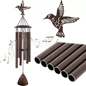 Wind Chimes, 37" Hummingbird Wind Chimes for Outside Garden Patio Yard Decor,... - Picture 1 of 6