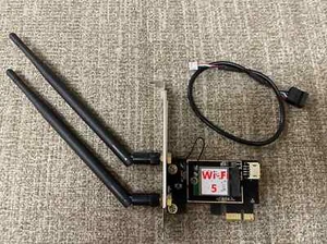 AC Dual Band Wireless 802.11ac 1200Mbps WIFI 5 Wireless Bluetooth WiFi PCI-E PC - Picture 1 of 4