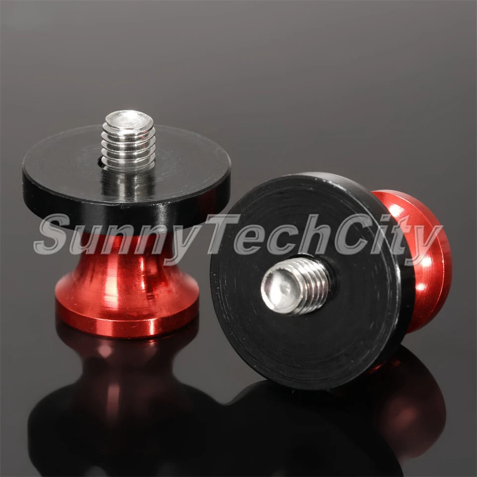 Bobinas de carrete deslizantes de basculante CNC rojas de 8 mm para motocicleta Suzuki GSXR1000 2015 Foto 1 de 1