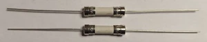 2 Ceramic Fuses LittelFuse T4AH250V P or LFT4AH250V P 5x 20mm + 80mm Pigtails - Picture 1 of 1