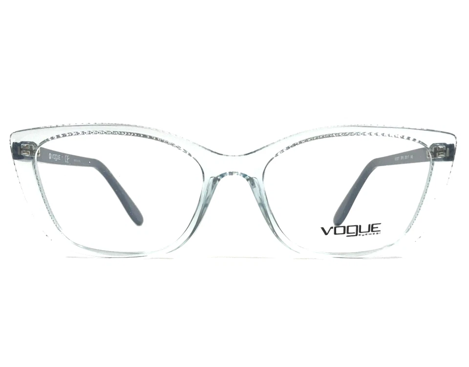 Monturas para gafas Vogue VO5217 2616 transparente azul ojo de gato borde completo 53-17-140 Foto 1 de 4
