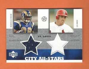 2002-03 UD CITY ALL-STARS MARSHALL FAULK J.D. CAMISETAS DREW USADAS EN EL JUEGO #MF/JD-C - Imagen 1 de 1